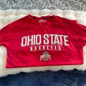 Russel, small adult OSU shirt.